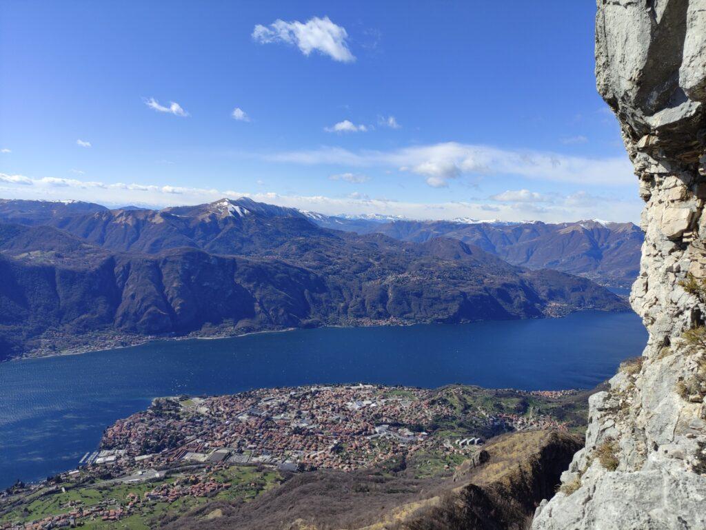 la giornata ventosissima garantisce una splendida visibilità (e un freddo polare!)