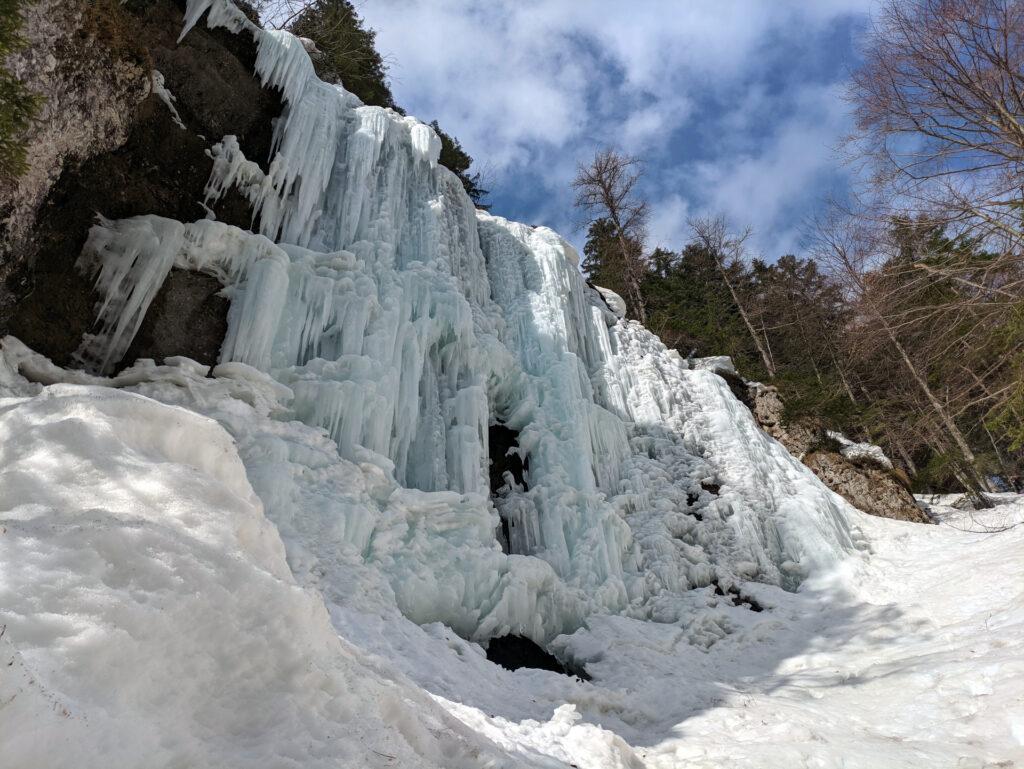 questa cascata probabilmente si scala, ma non adesso!