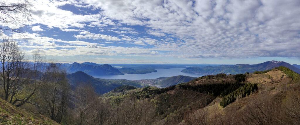 Panoramica del lago Maggiore e Varbania