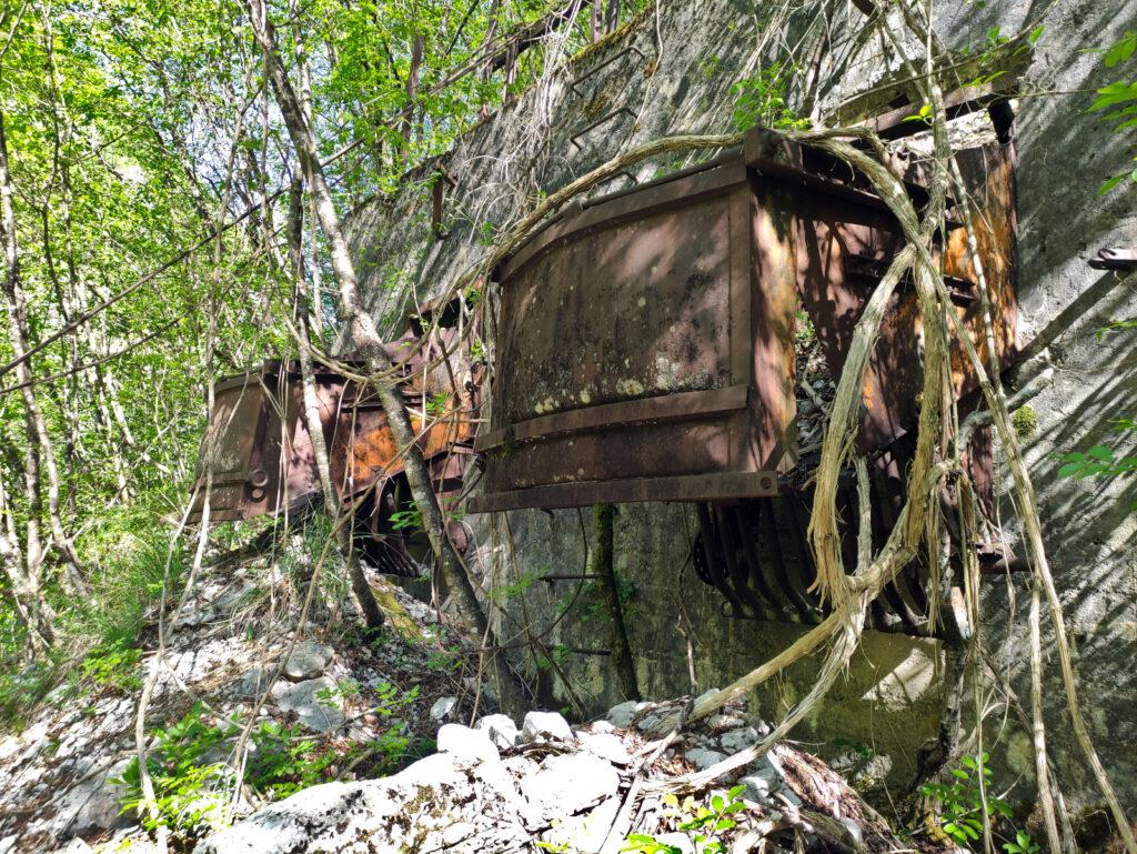 Questo è presumibilmente il punto in cui i metalli venivano caricati sui carrelli per essere portati a valle