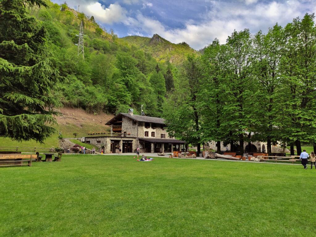 La casa principale dell'agriturismo Ferdy. Posto bellissimo ma molto turistico