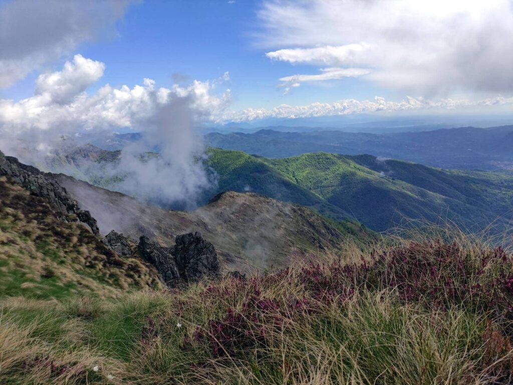 La vista sulla Valsesia è sempre molto bella