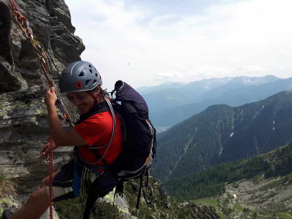 ultima calata alla fine del quarto risalto