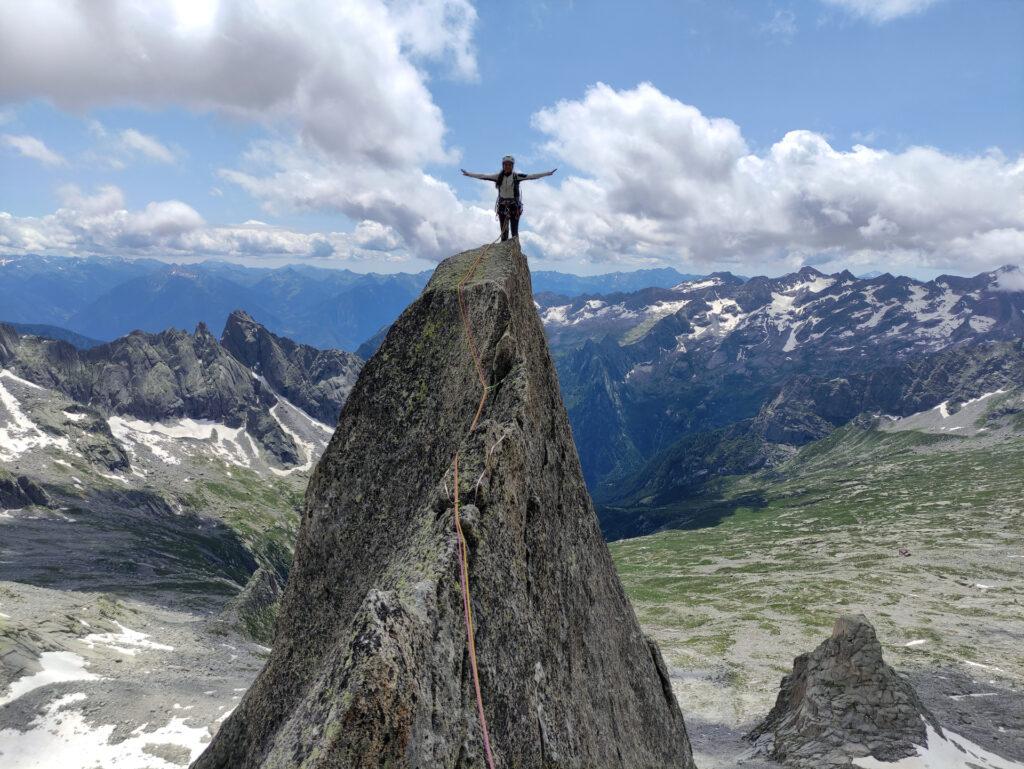 una Erica altrettanto felice, che però non vede l'ora di togliersi dalle balle!!!