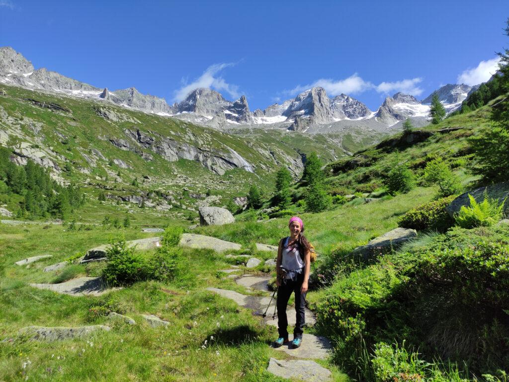 siamo arrivati alla piana dello Zucun, che divide la parte alta e la parte bassa della Val Porcellizzo