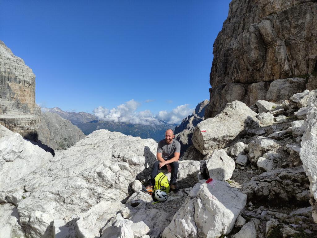 welcome in Bocca di Brenta! da qui abbandoniamo il sentiero