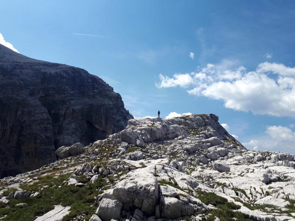 in cima al Corno di Val Larga