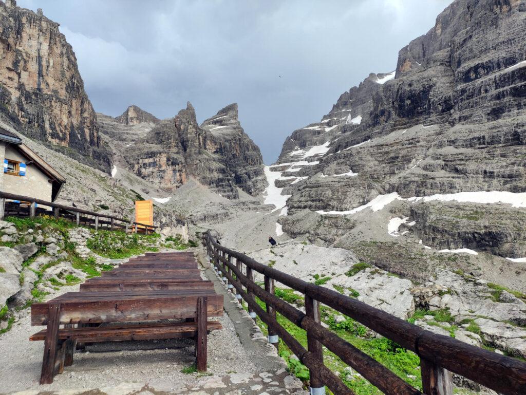 Eccoci finalmente al Tuckett! Il cielo post temporale ha dei colori irreali