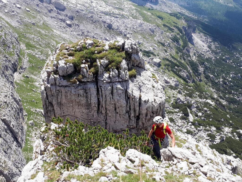 Ed ecco la cima! Marco sta arrivando