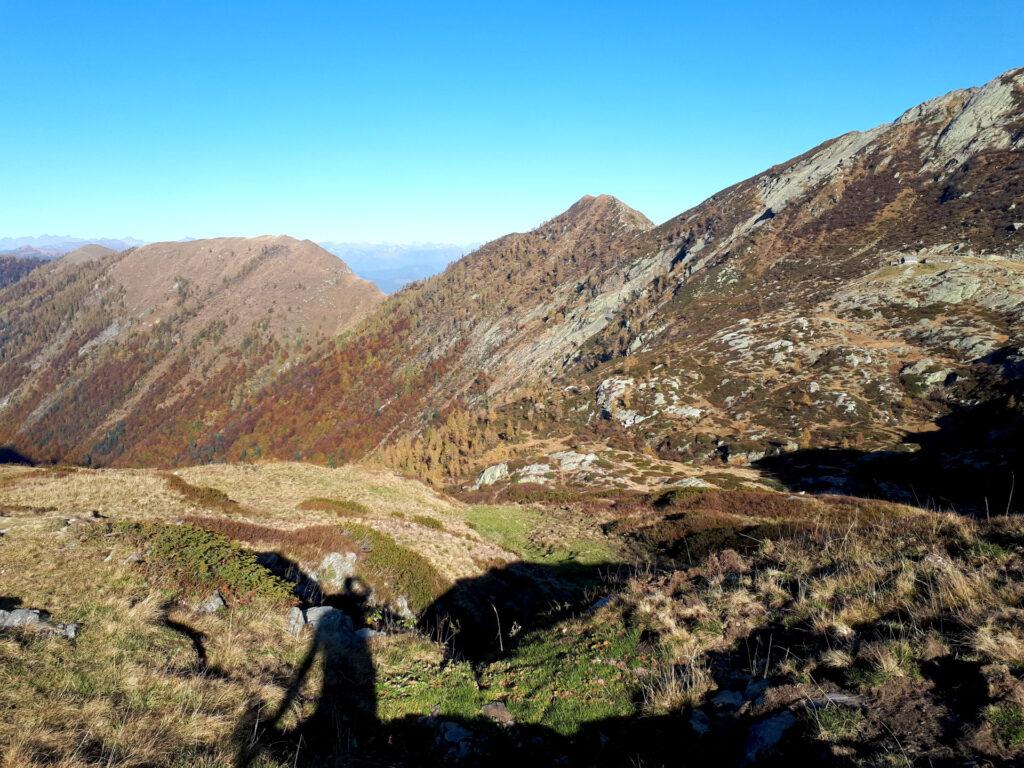 ultimi raggi di sole per l'alta Val Loana