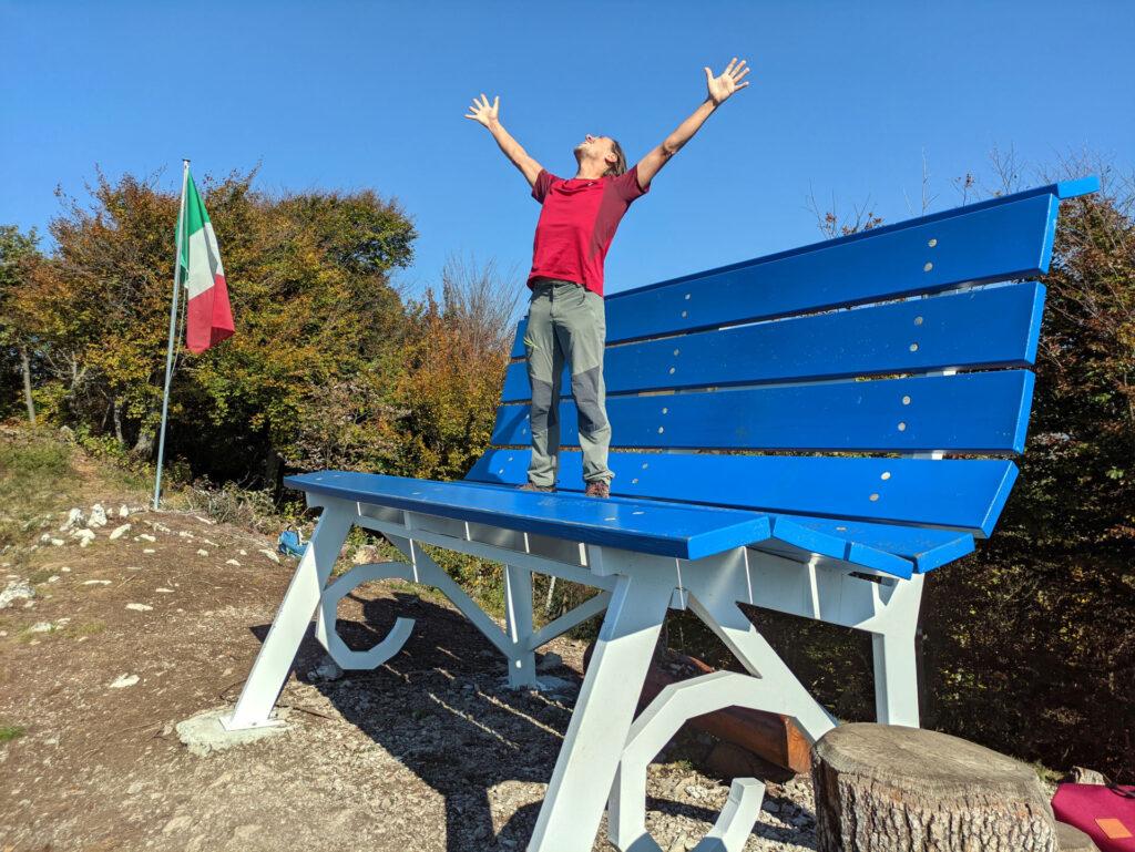 Gab fa il scemo sulla big bench