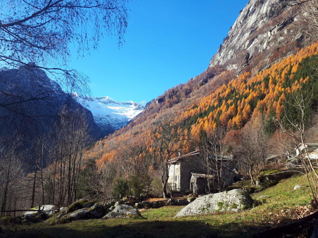 ci troviamo sulla pista ciclabile che costeggia il torrente, poco prima dell'abitato di San Martino