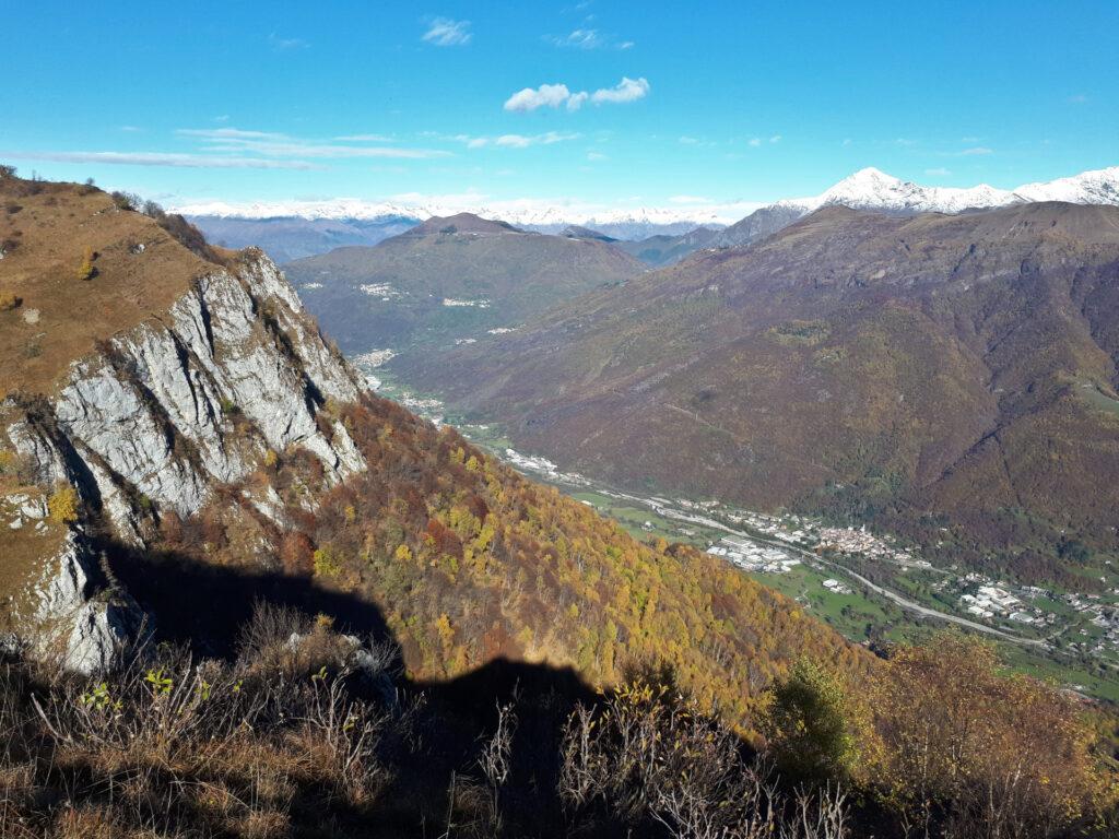 l&#039;alta Valsassina vista dallo Zucco del Falò