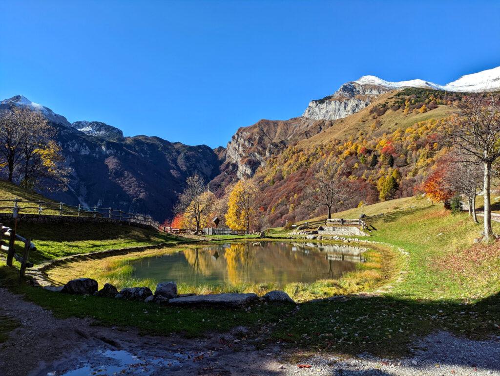 il laghetto dell'Alpe Cova