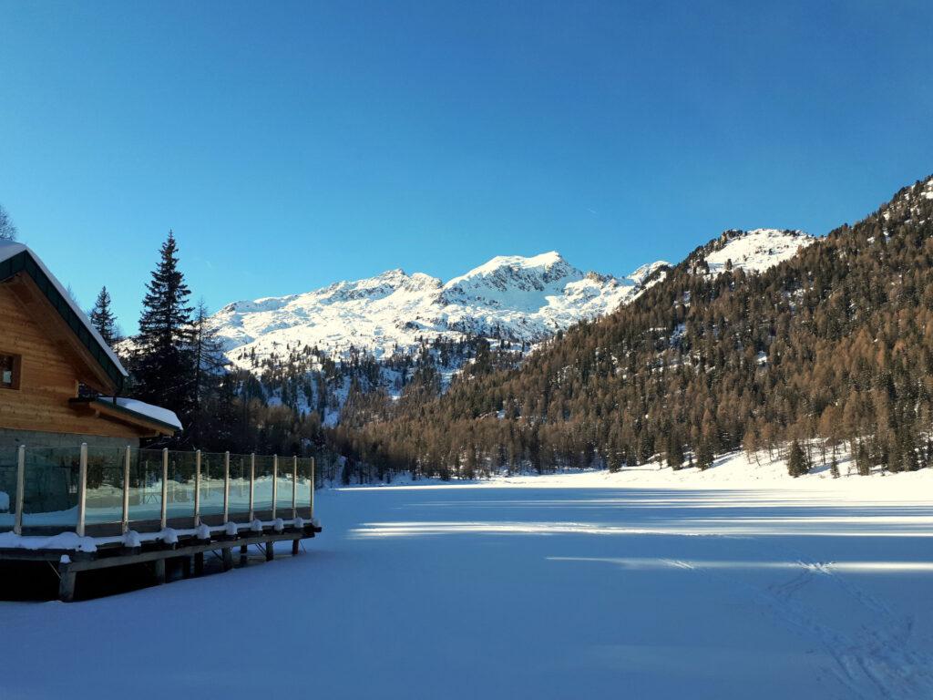 eccoci al Lago delle Malghette, dove non c&#039;è praticamente nessuno