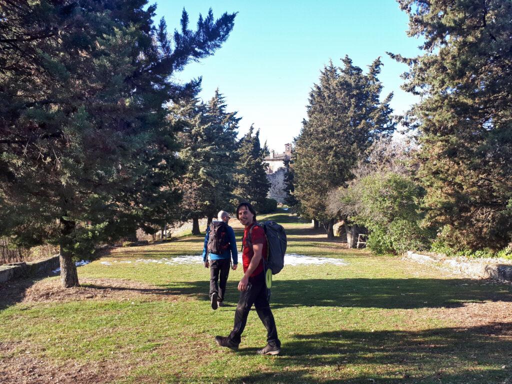 Eccoci finalmente sul prato che conduce alla Rocca d&#039;Olgisio!
