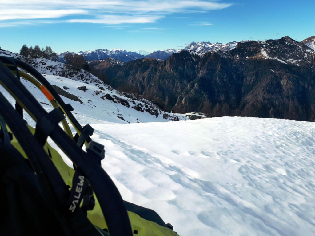 guardando verso la Val Brembana