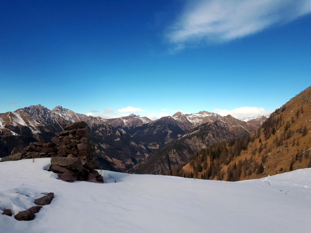 sempre guardando verso la Val Brembana