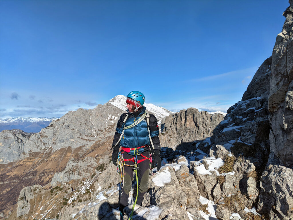 Erica si gode l'ultimo momento di sole prima di tornare di nuovo a nord e subire il freddo della seconda parte