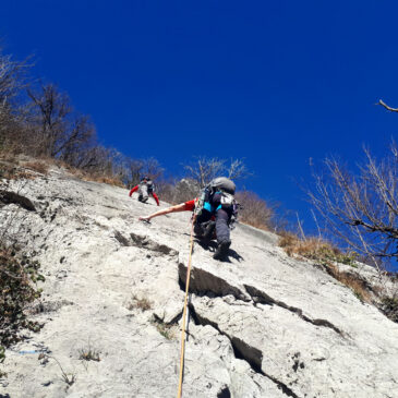 Via Folletto e Placca del Brivido – Rocca di Baiedo ….brrrrrr!