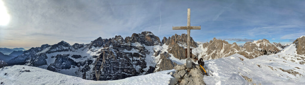 Panorama completo in direzione del Brenta!