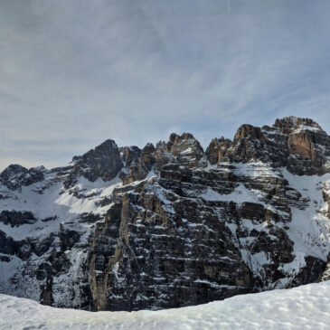 Croz dell’Altissimo – Cima Sophia invernale – una delle migliori viste sul Brenta Centrale