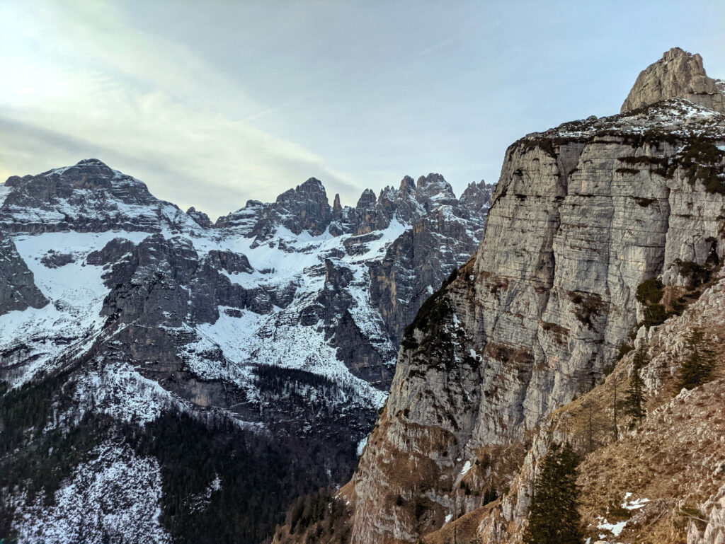 La conturbante vista del Brenta centrale dal Palon de Tovre!