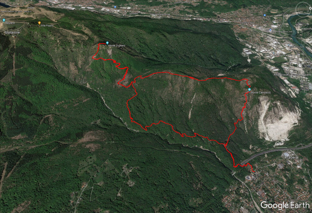 L&#039;anello di oggi visto su Google Earth