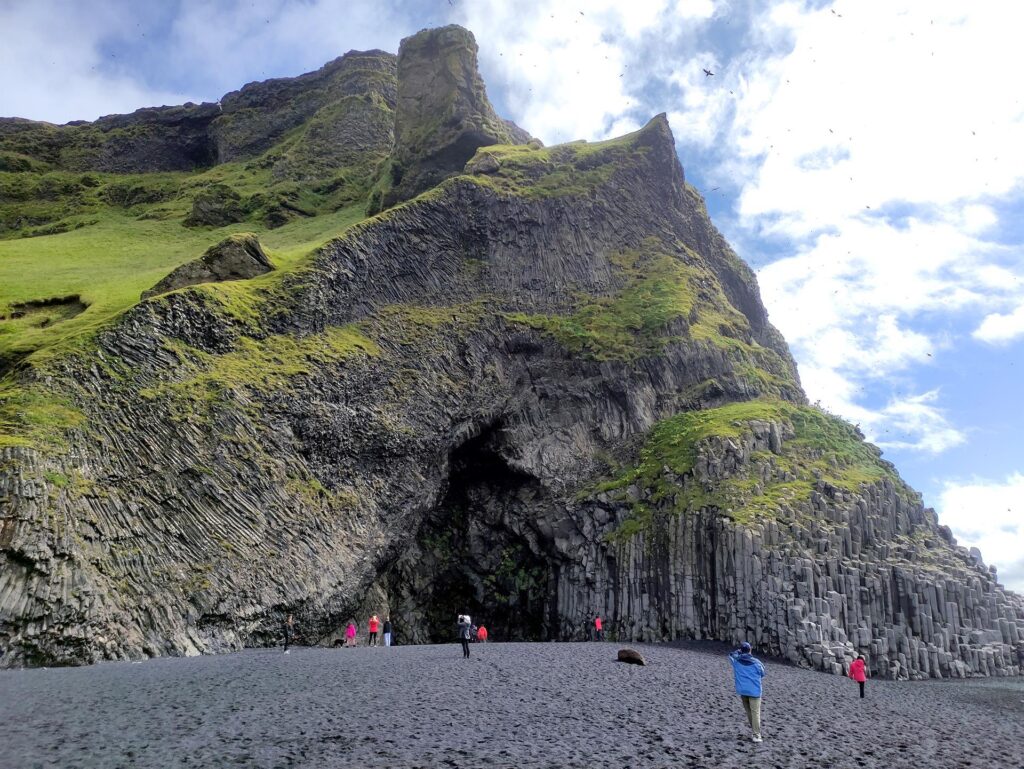 un saluto alla bella spiaggia di Reynisfjara