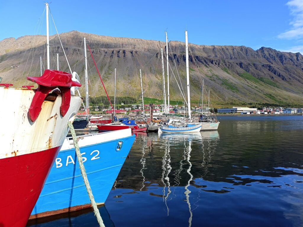 giretto ad Ísafjörður per un caffè vero (la proprietaria era italiana)