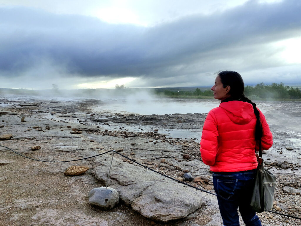 early morning a Geysir... come si può notare non c'è ressa!