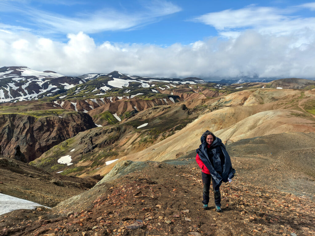 e il vento va ringraziato per questa schiarita, anche se ci ostacola il cammino