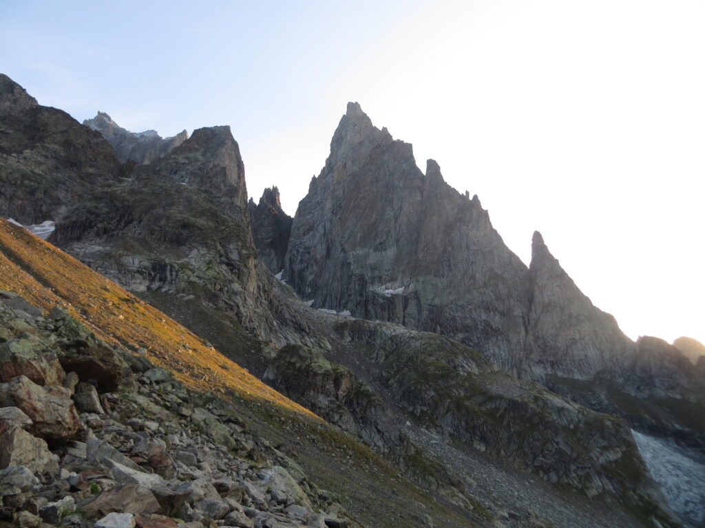 Aiguille Noire al mattino