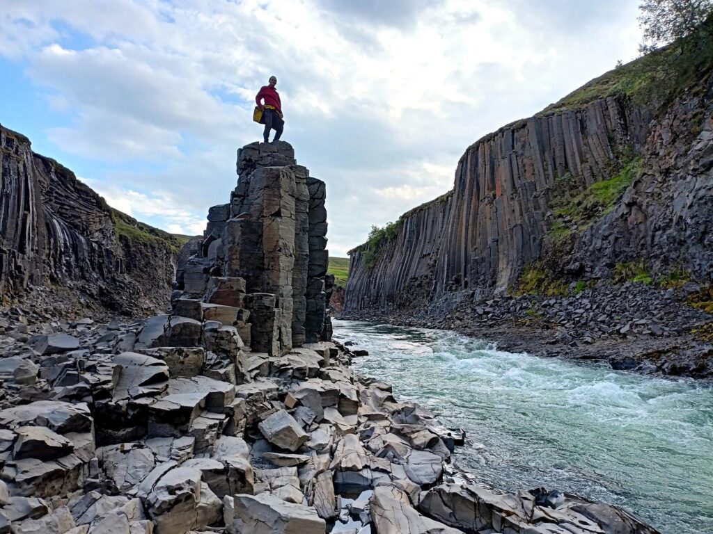 Stuðlagil and the king