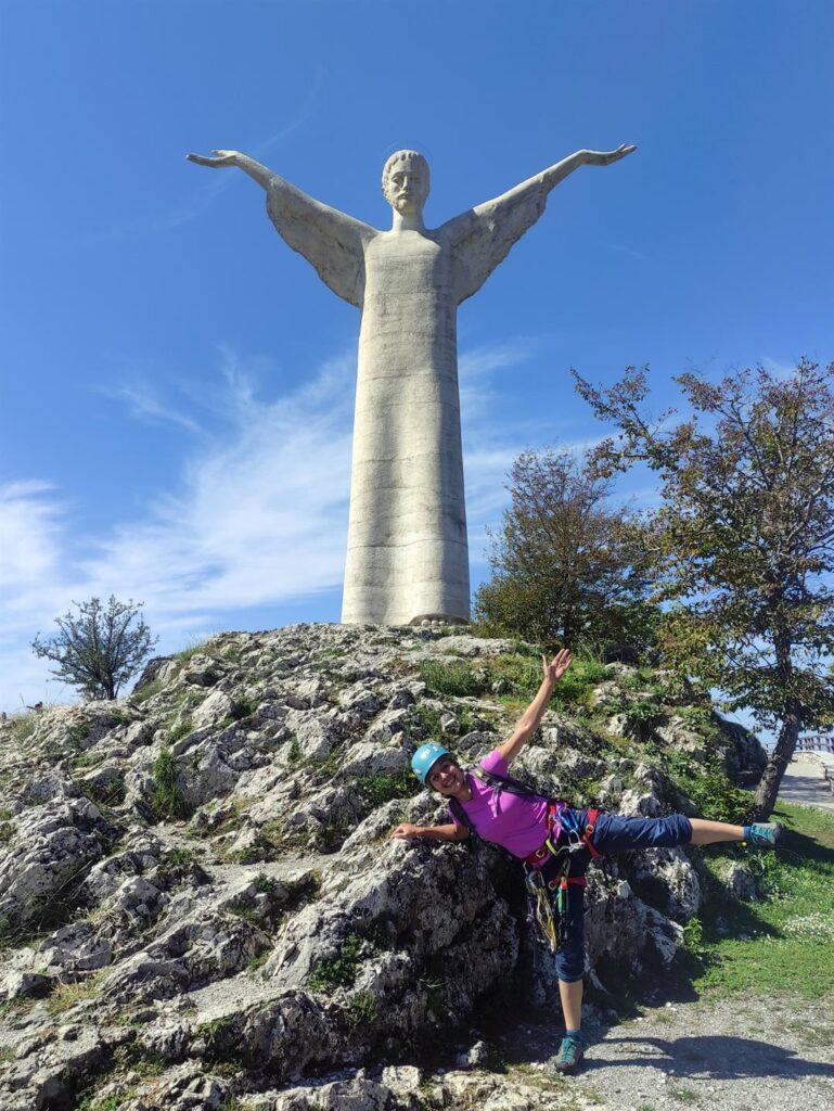 eccoci arrivati, in grazia di Dio, al Cristo di Maratea