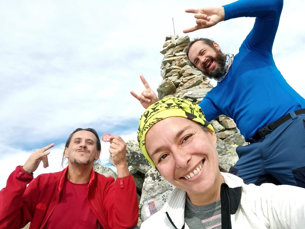 all&#039;omettone sulla cima della Corna Nera: evviva il Negronetto (quello che si mangia!)