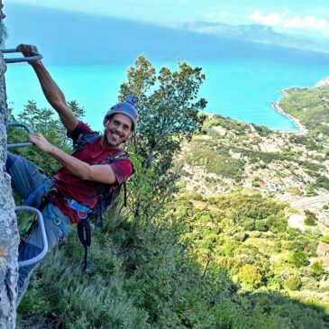 Ferrata al Cristo di Maratea, tra mare e montagna