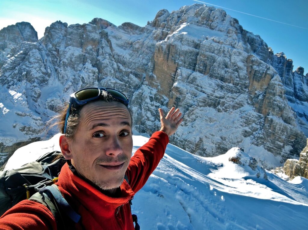 Gab e la Cima Brenta sullo sfondo