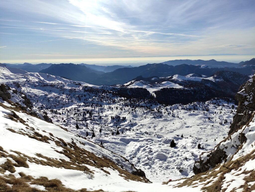 il canalino sempre più povero di neve