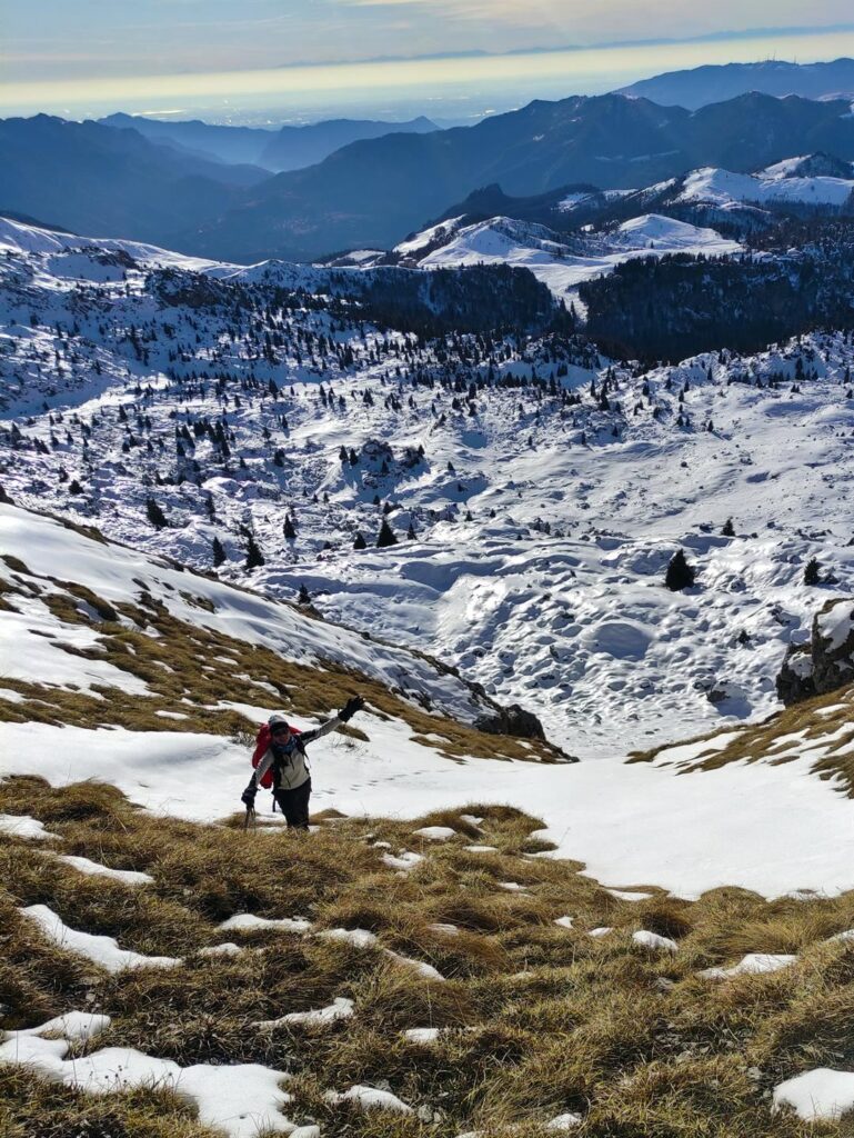 e ovviamente dove il canale si impenna... erbastronza!