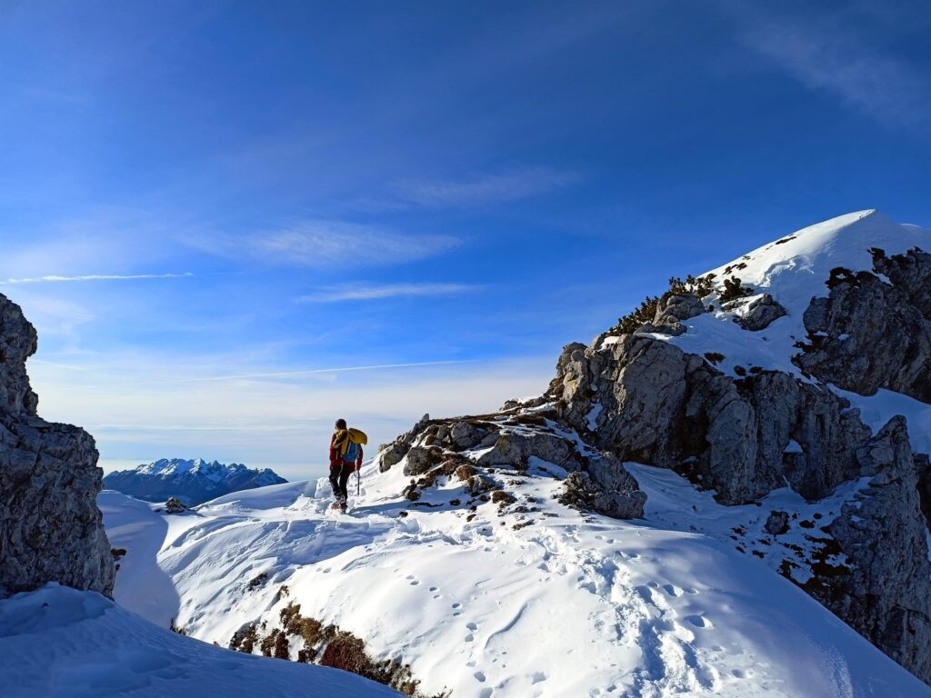 uscita in cresta, davvero molto panoramica