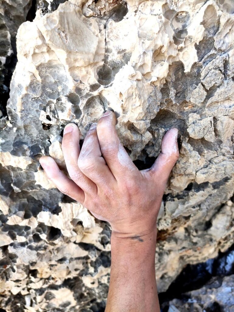 questa è dolomia... bella aggressiva!