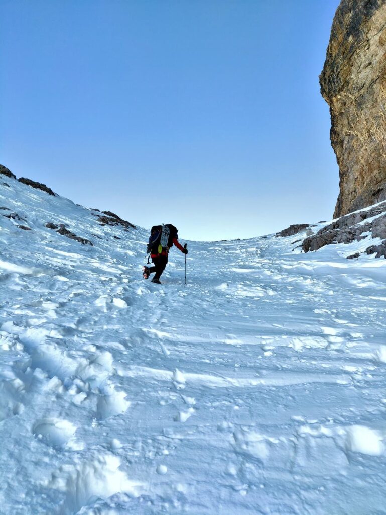 Erica poco prima di uscire dal primo muretto