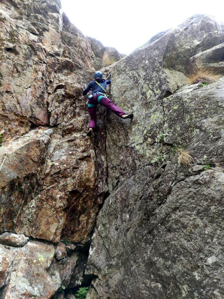 Martika alle prese col passo più ostico del primo diedro