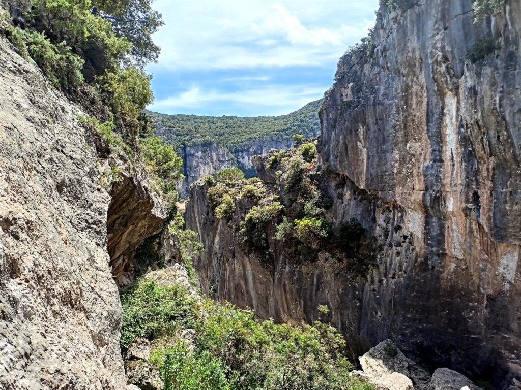 risalendo il canyon, paesaggi incredibili