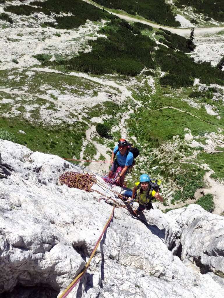 Erica e Christian fanno sicura ai rispettivi compagni: la prima sosta è in comune sulle due vie