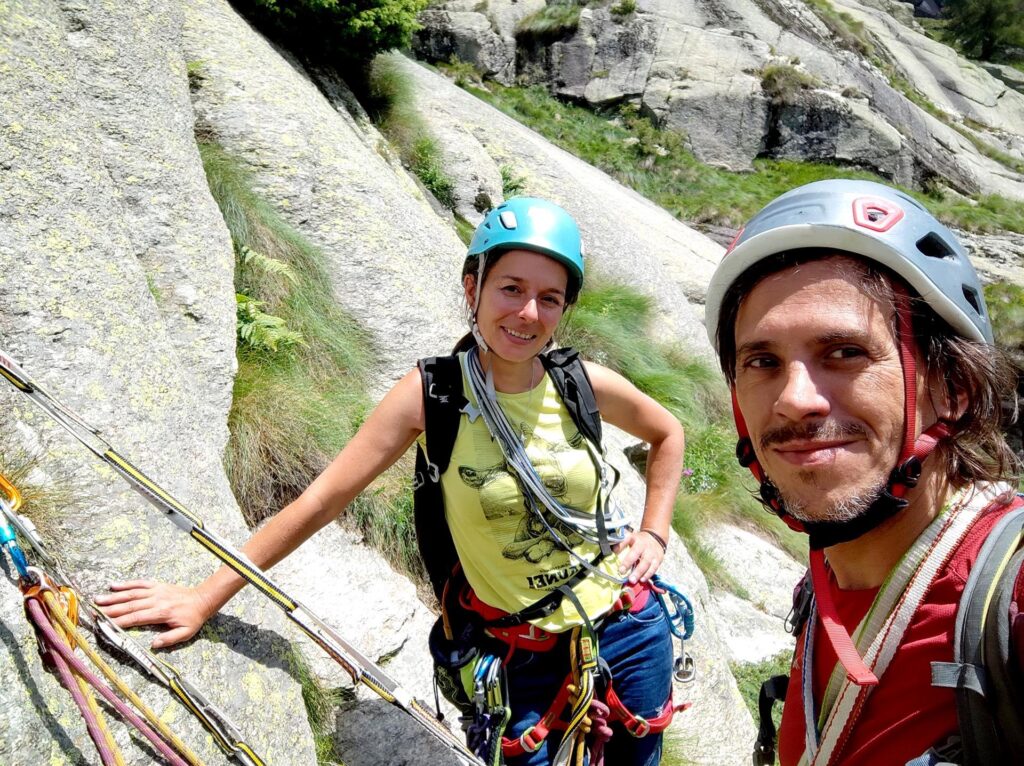 Ci avviciniamo alla parte finale. Bel selfie insieme prima degli ultimi tiri