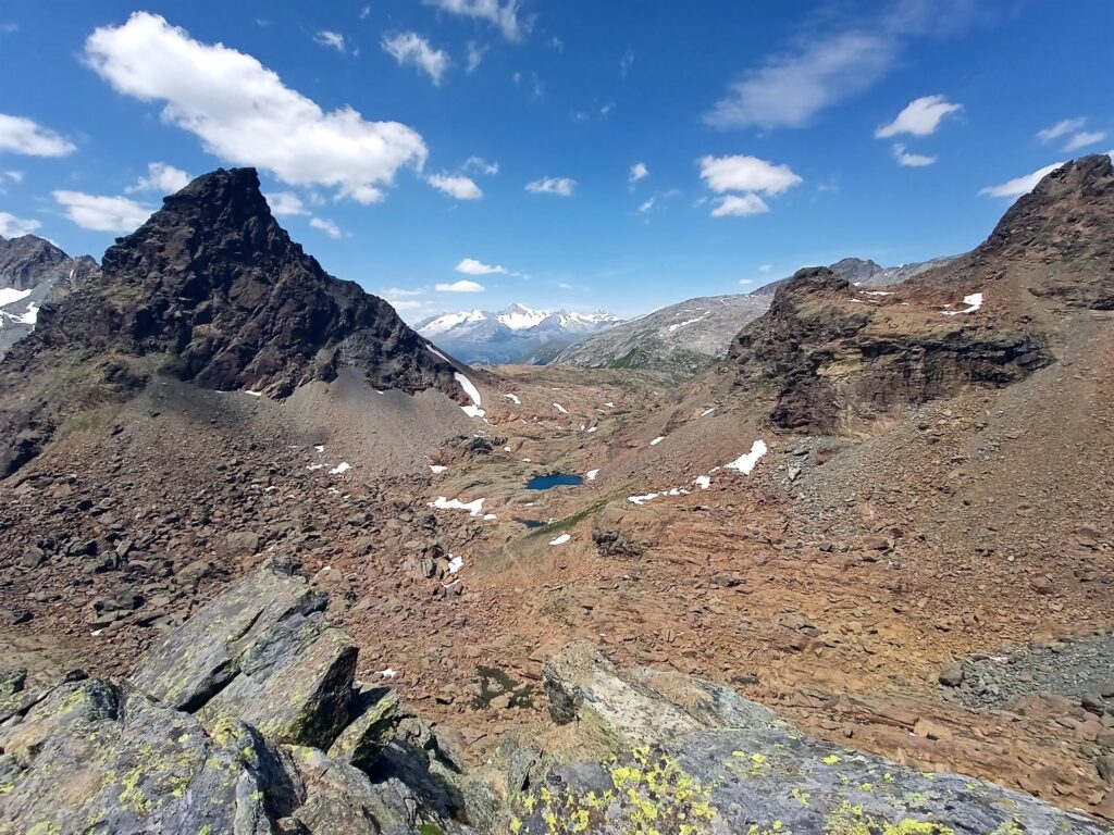 dalla Punta Esmeralda, guardano verso la Svizzera