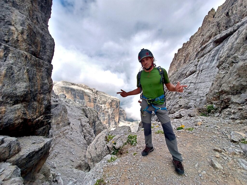 La vista dalla Bocchetta dei Camosci