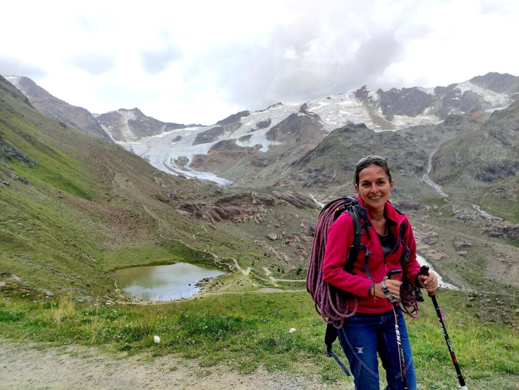 ultimo piccolo strappo e si arriva al Rifugio, dal quale la visuale è già mozzafiato